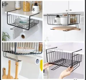 Under the Shelf Organizer With Hooks