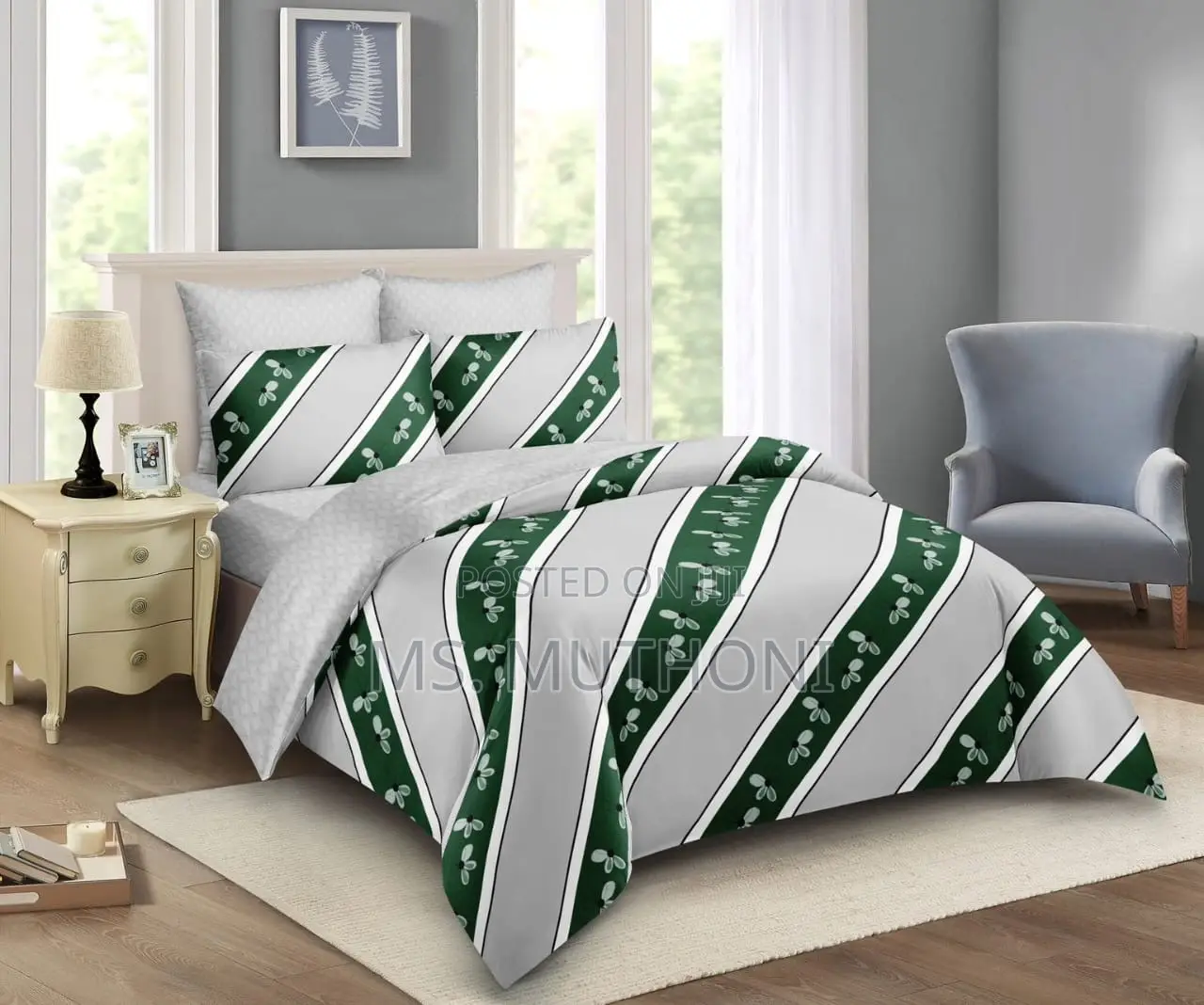 Size 5*6; Cotton Binded Duvets Sets