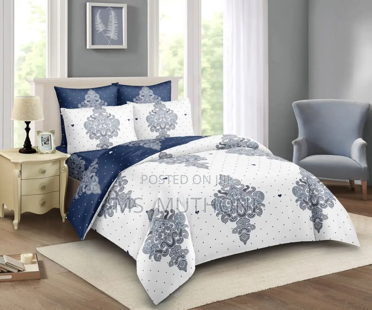 Size 5*6; Cotton Binded Duvets Sets