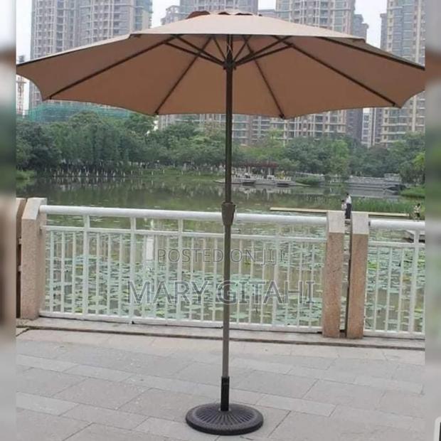 Sunshade 2.7M Parasol Replaceable Cloth Garden Umbrella - thumbnail 2