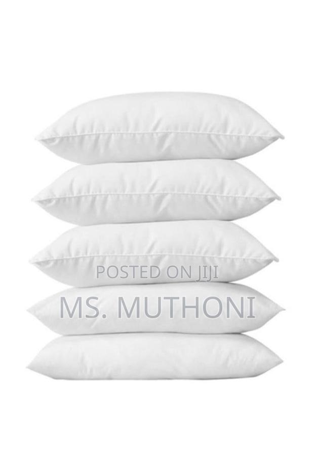 White Plain Fibre Compressed Pillows - main view