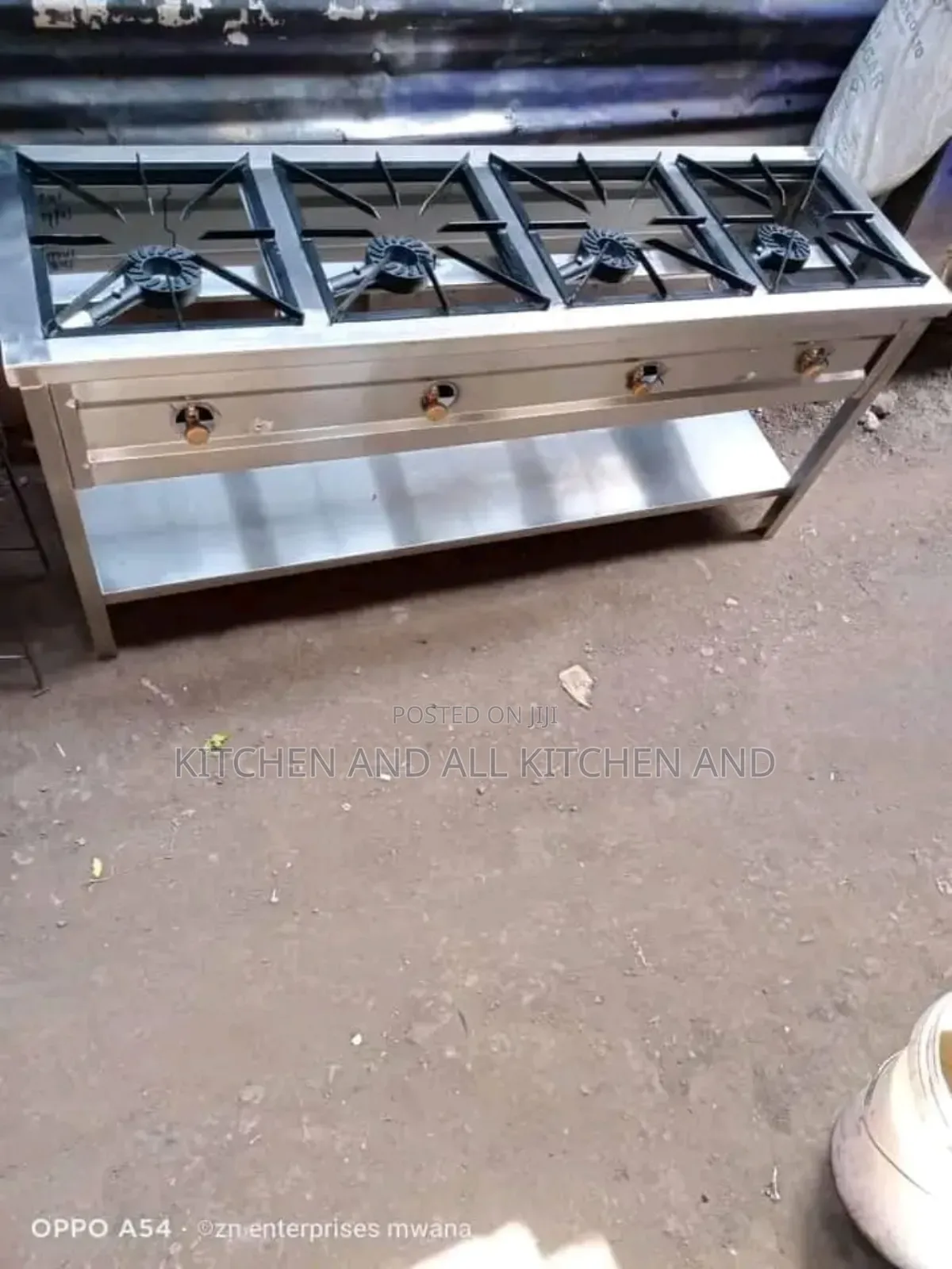 Stainless Pressure 4 Burner Cooker