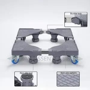 Heavy Duty 150kg Fridge Stand Washing Machine Stand Trolley