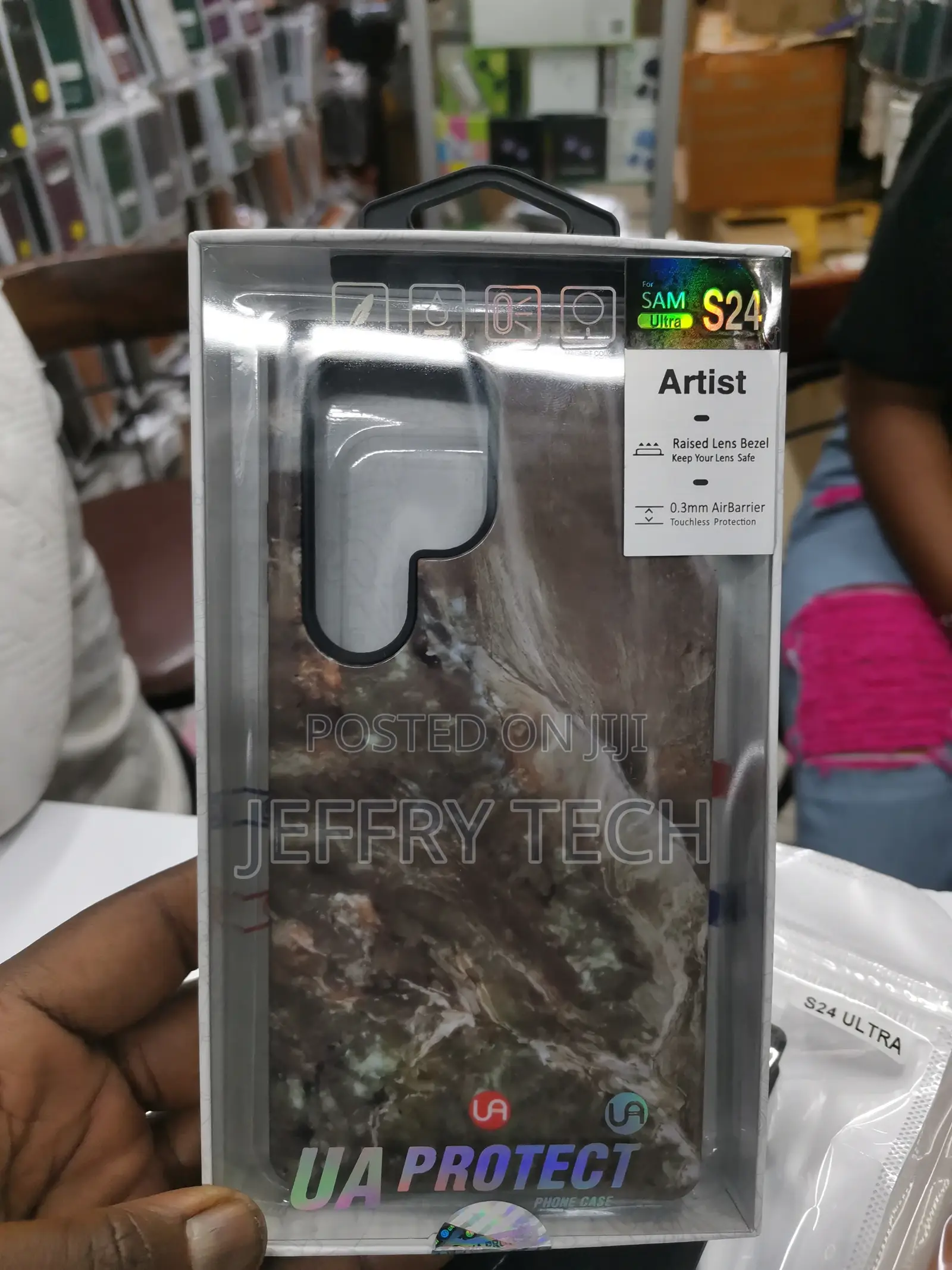 BURGA Case Samsung S24 Ultra Snowstorm Grey Marble