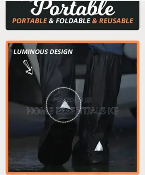 Pair of Portable Foldable Reusable Waterproof Cover Boots