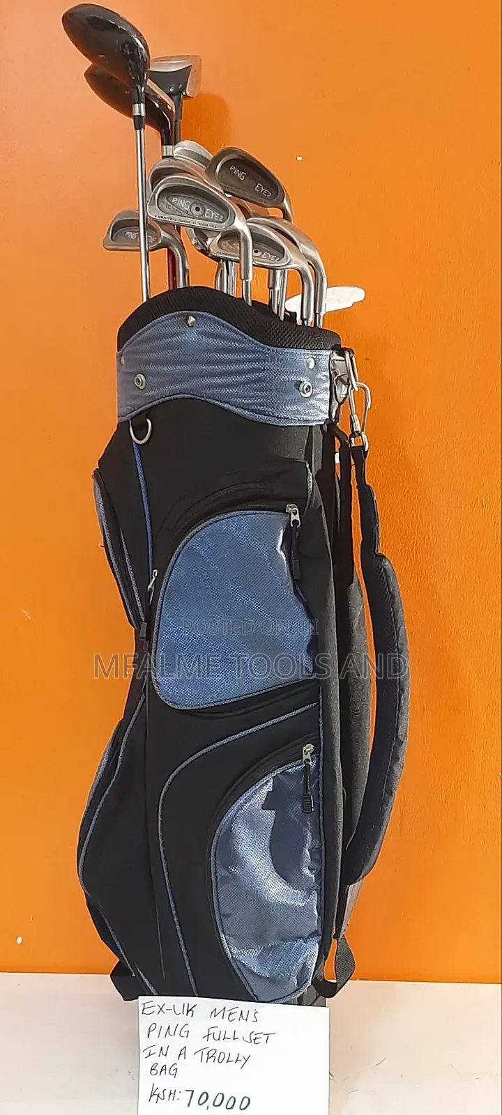 Golf Set - Full Ping Eyes Mens Golf Set Clothing Bag - EX-UK