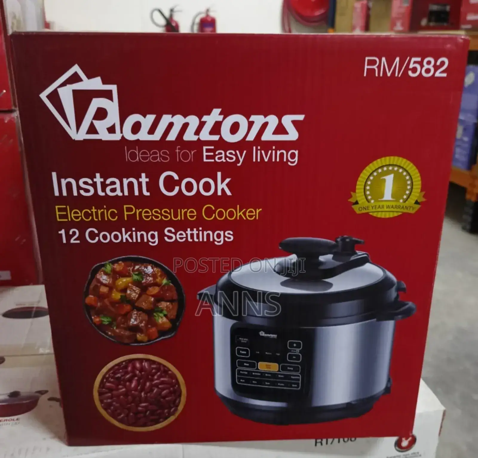 6L Ramtons Faster Cook Pressure Cooker