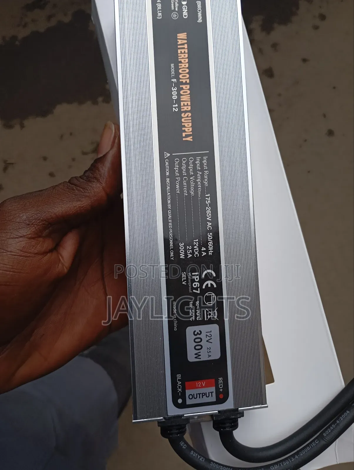 300W 12V Led Strip Light Waterproof Dc Switch Power Supply