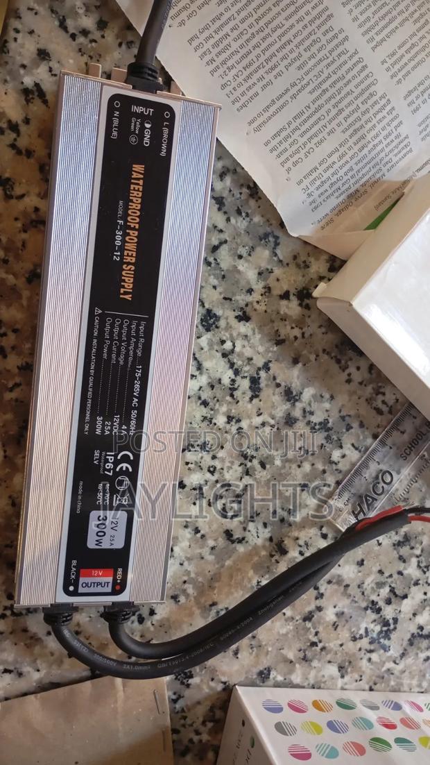 300W Waterproof Lights Switching DC 12v 25a Power Supply