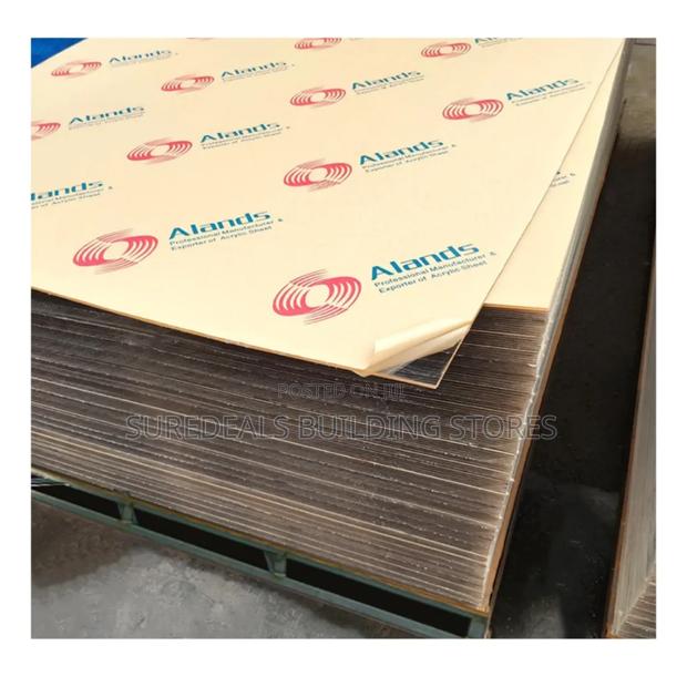 Clear Plastic Glass/Perspex Sheet(1.2mtrs by 2.4mtrs).