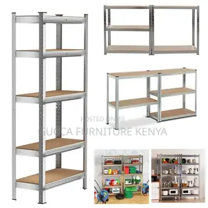 Cabinets: Strong Metal Shelving 5 Tier Office Storage