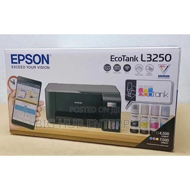 Epson Ecotank L3250 A4 Wi-Fi All-in-One Ink Tank Printer- C11cj67418