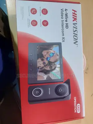 Hikvision Ds-Kis213 - Video Intercom Kit, 4-Wire Mettalic