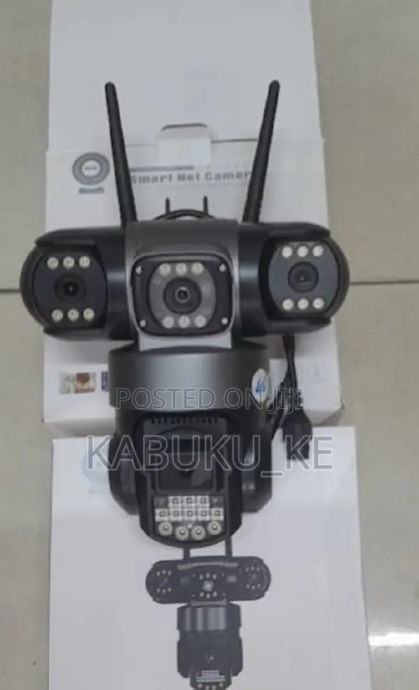 4G CCTV 1080P Camera With 3 Lens With Simcard