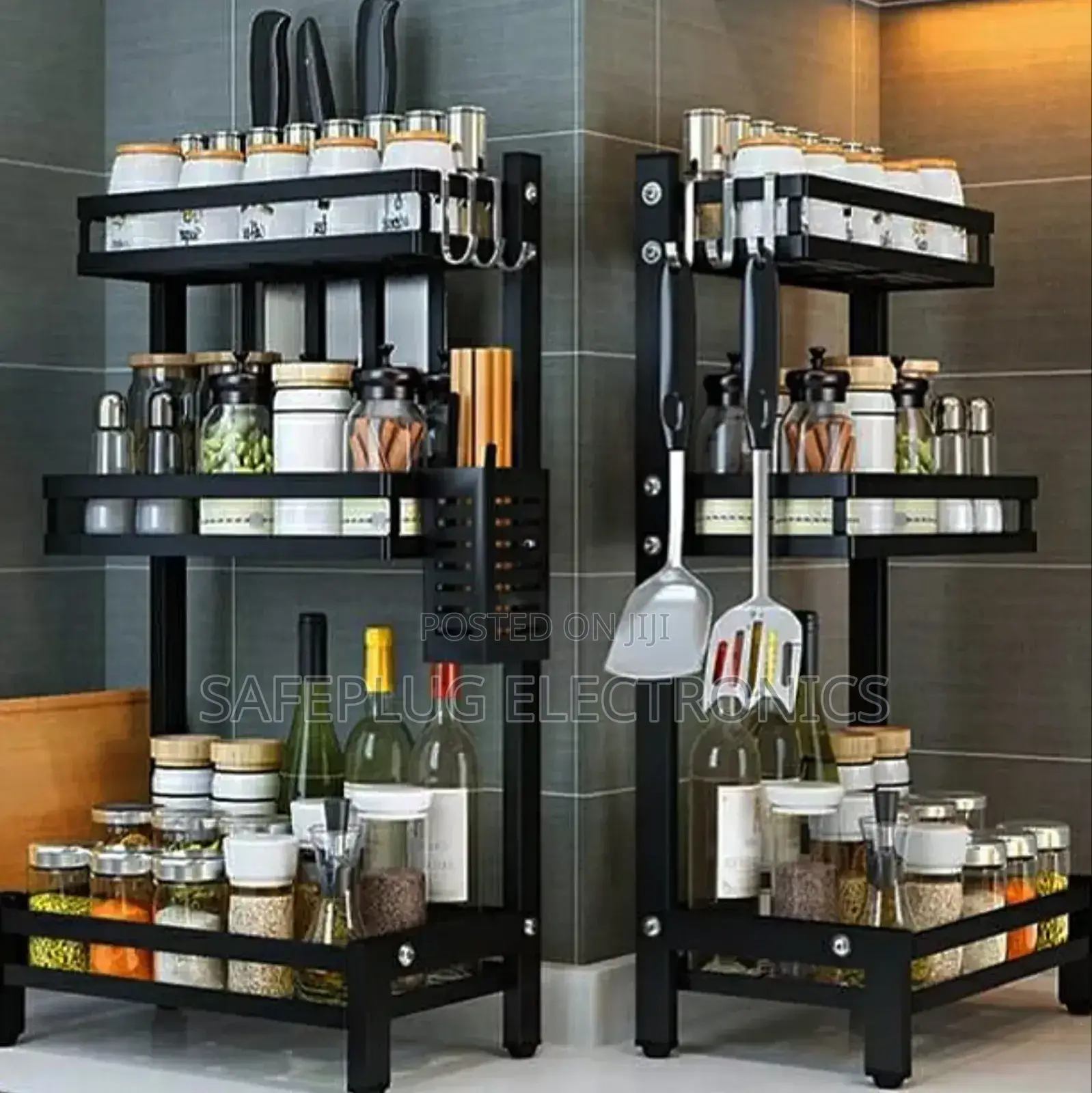 Multi-Functional Storage Kitchen Rack - 3 Tier Rack