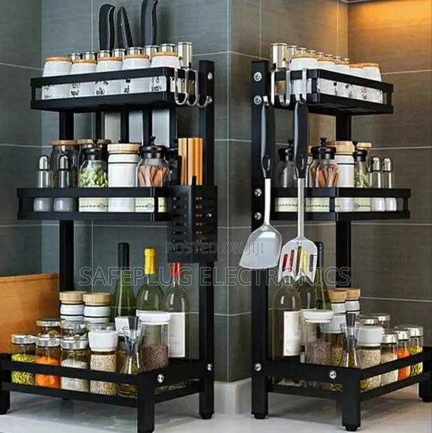 Multi-Functional Storage Kitchen Rack - 3 Tier Rack