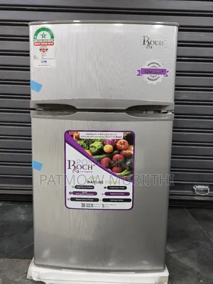 Roch Fridge, 92l Double Door Mini Fridge , Silver