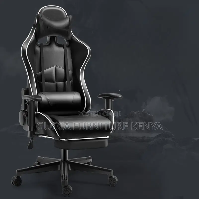 Office Chairs: Ergonomic Reclining Leather Modern Gamer Seat