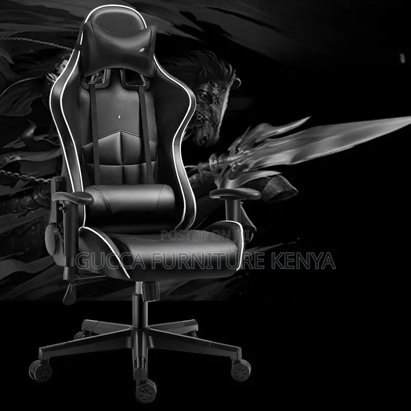 Office Chairs: Ergonomic Reclining Leather Modern Gamer Seat