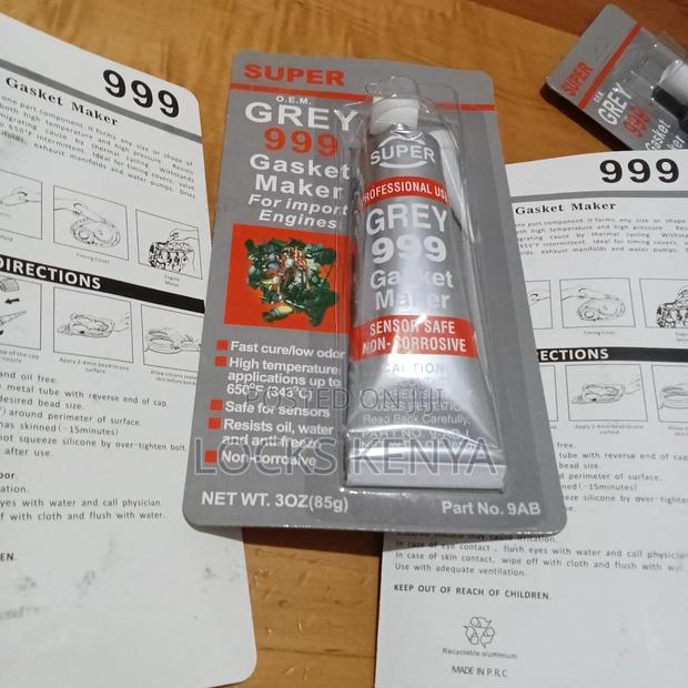 Tough Flexible Grey 999 Gasket Maker - main view