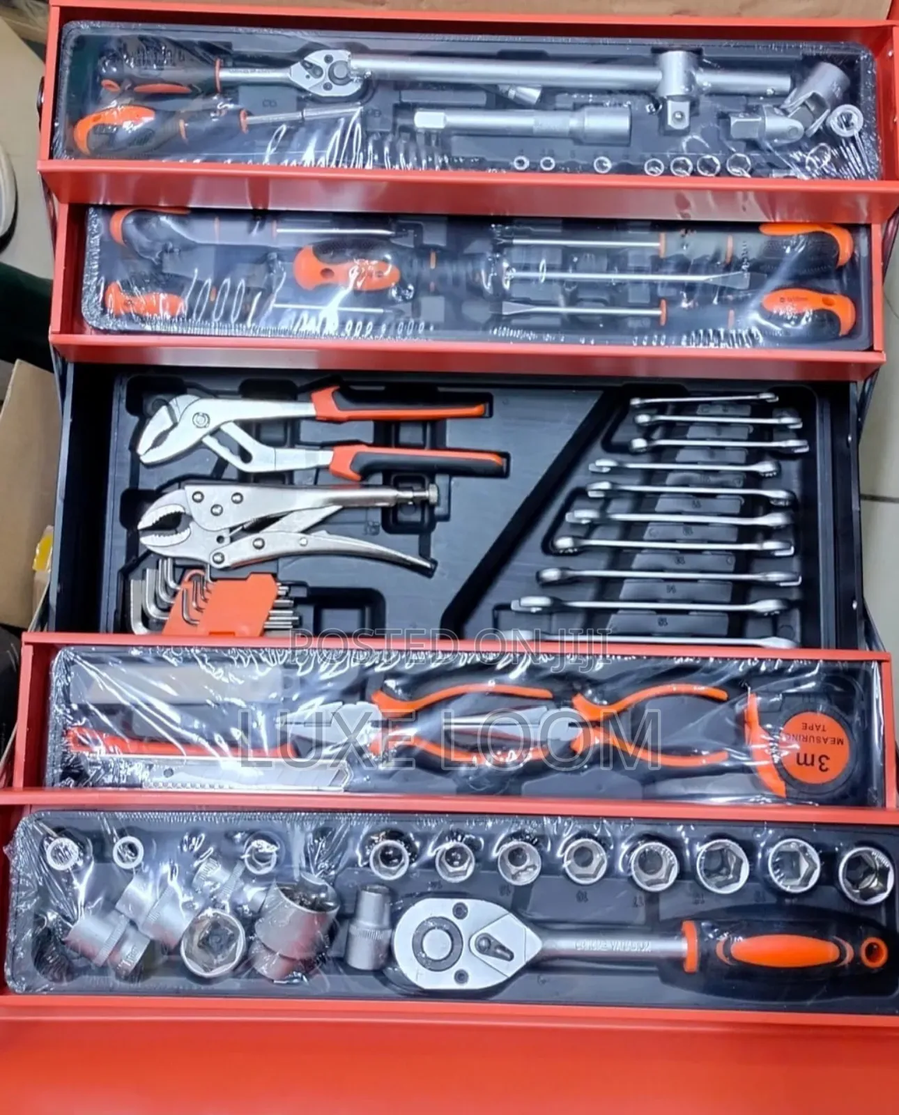 142pcs Chrome Vanadium Socket Spanner