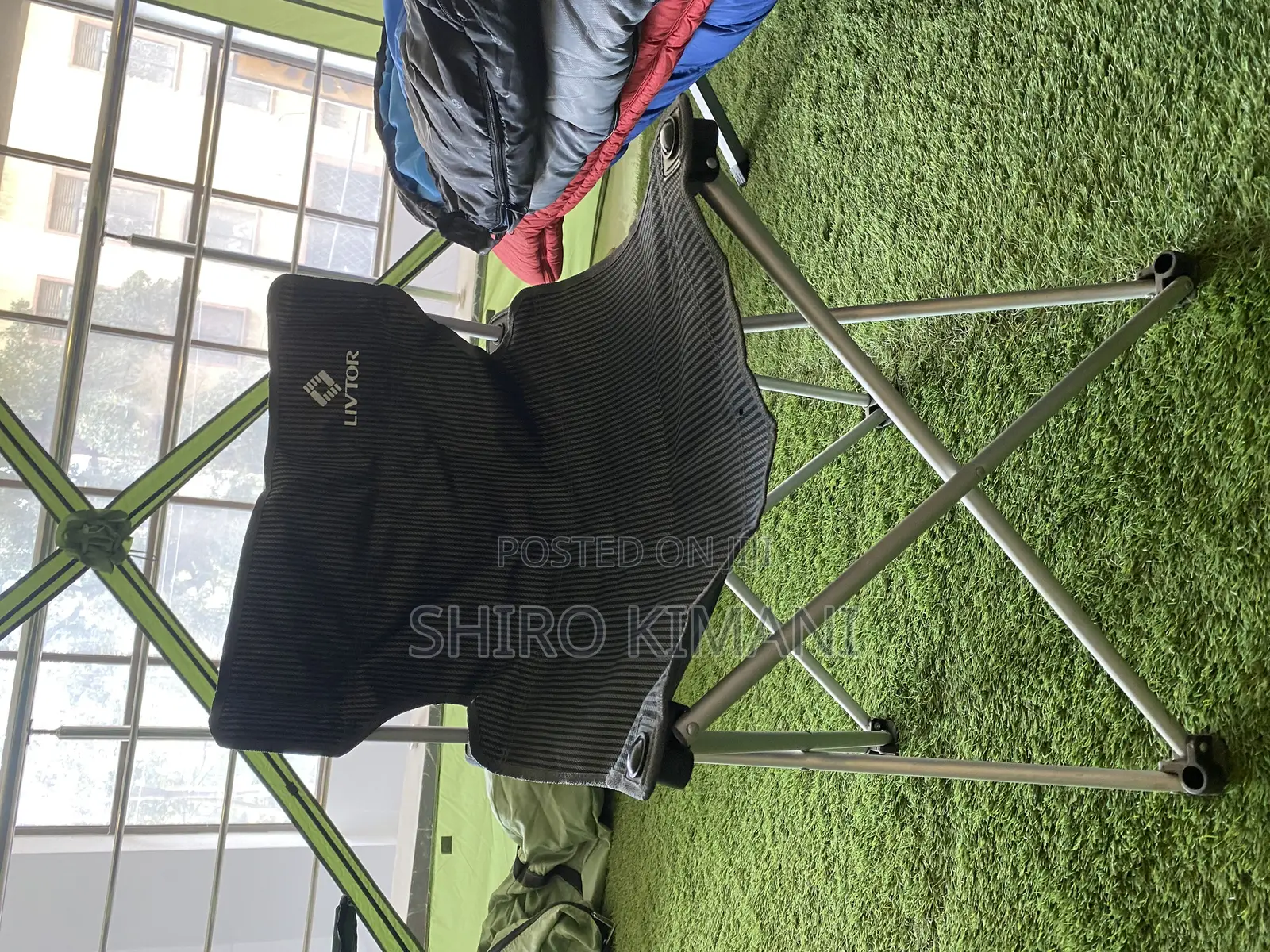 Camping Chair With a Shade Very Comfortable