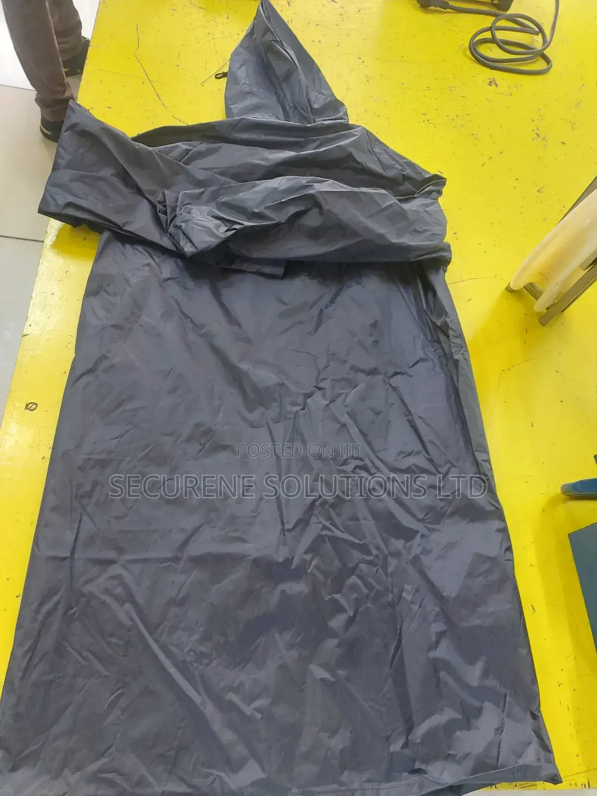Navy Blue Rain Coat.