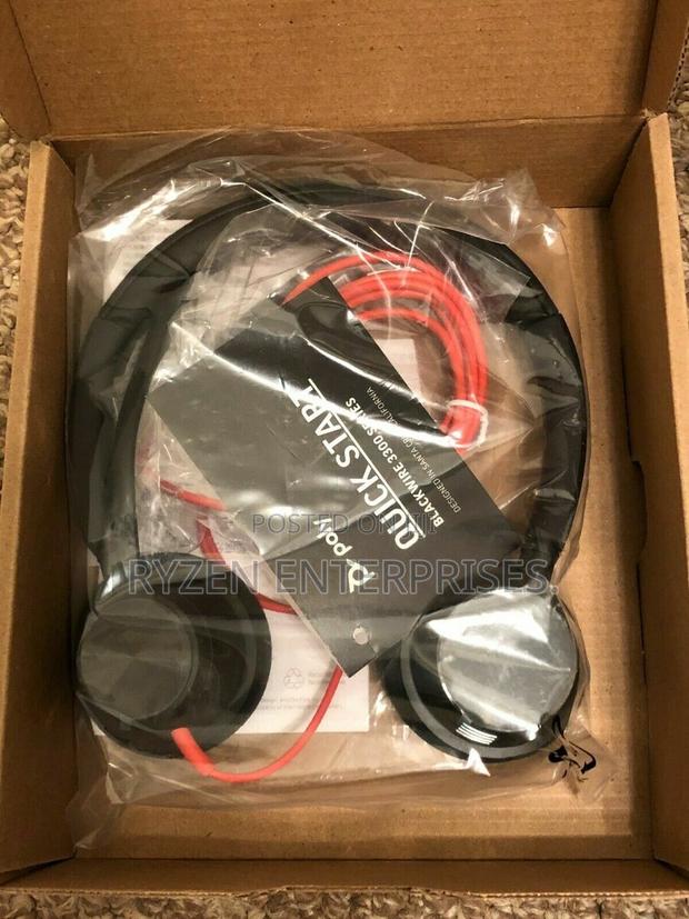 Poly Blackwire 3320 Stereo Usb-C Headset +Usb-C/a Adapter