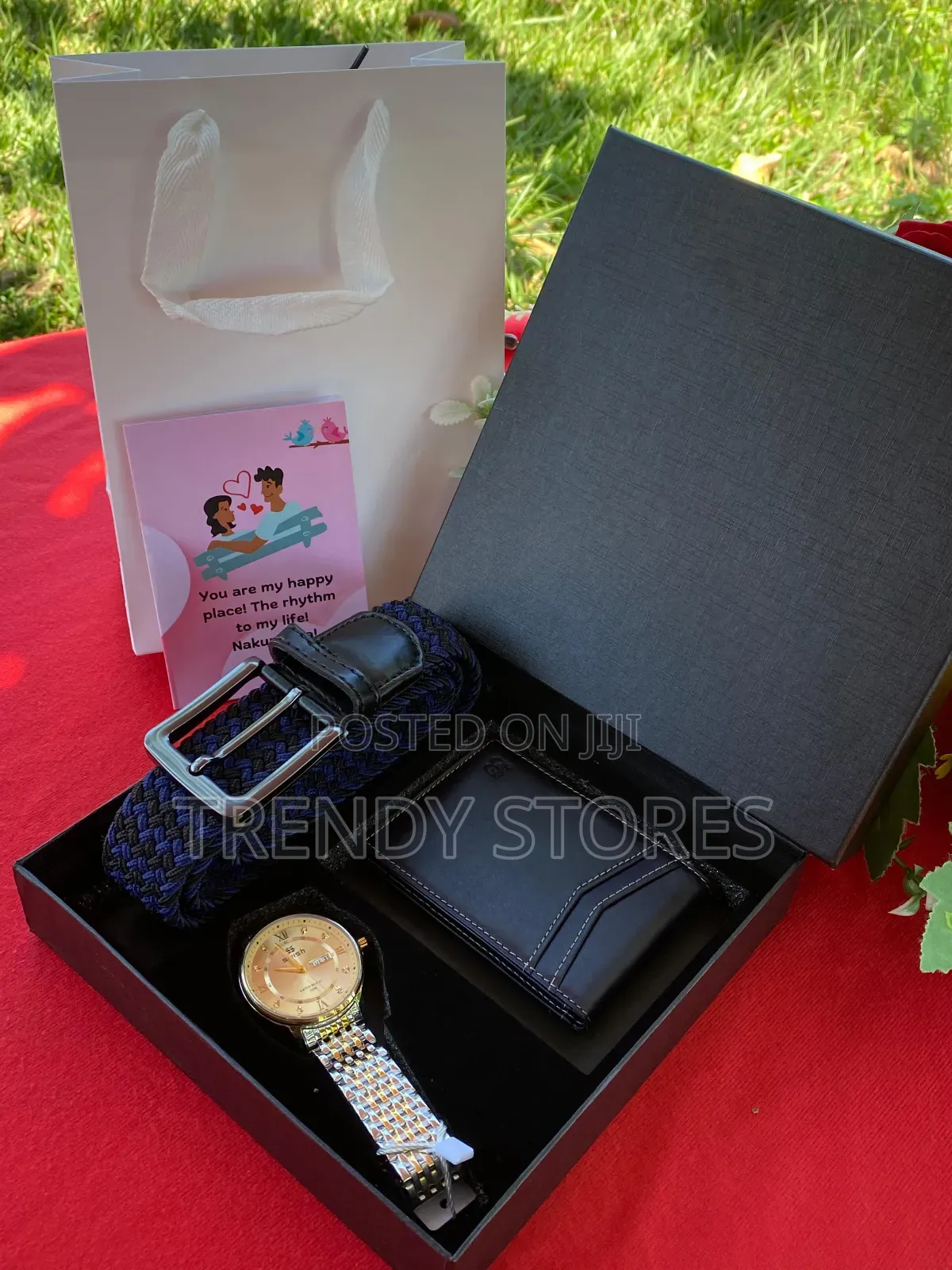 Rosegold Men's Watch Valentine's Gift Set