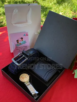 Rosegold Men's Watch Valentine's Gift Set