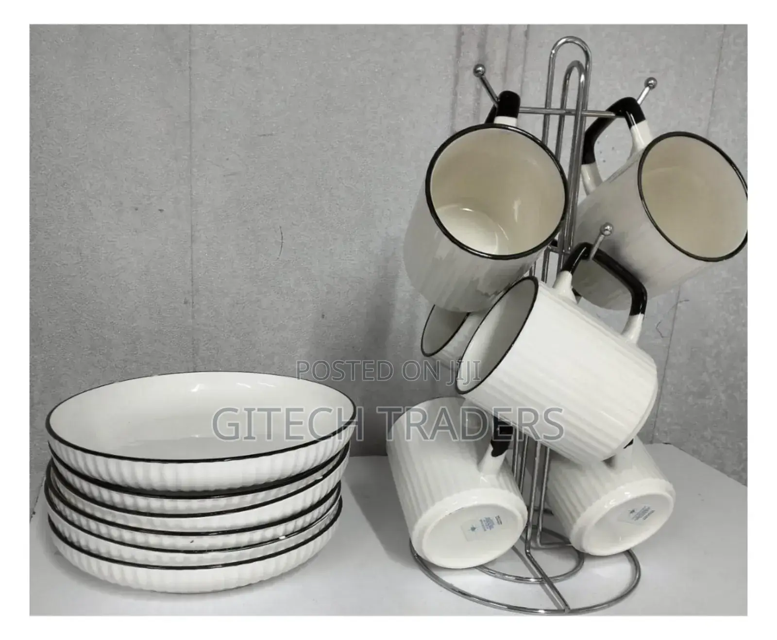 12pcs Japanese Setcontain:6cups,6plates*