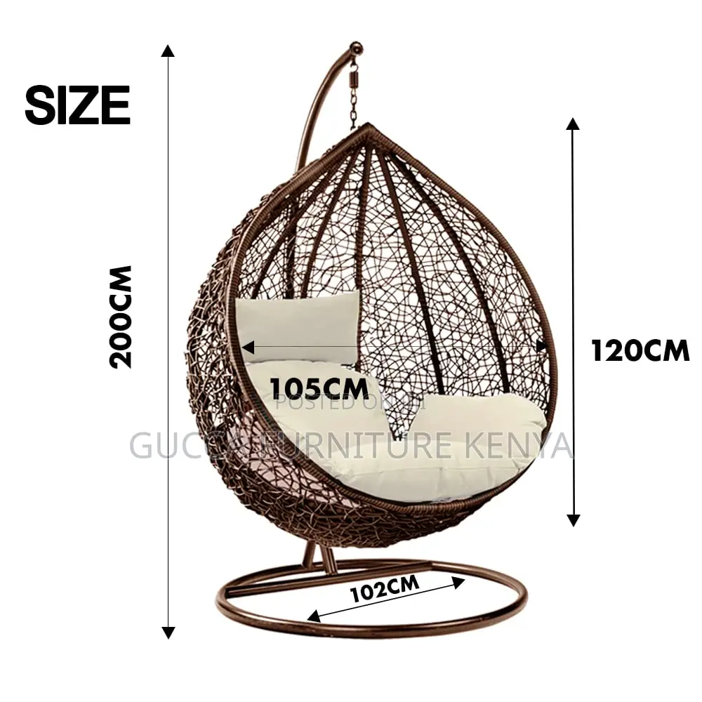 Home Chairs: Home Office Garden Hanging Swing Egg Chair