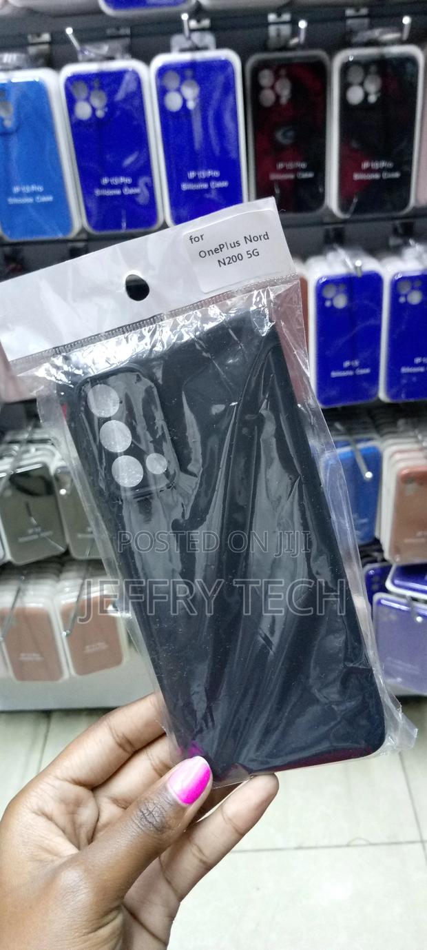 Oneplus Nord N200 Silicone Case, Soft Rubber Cover - main view