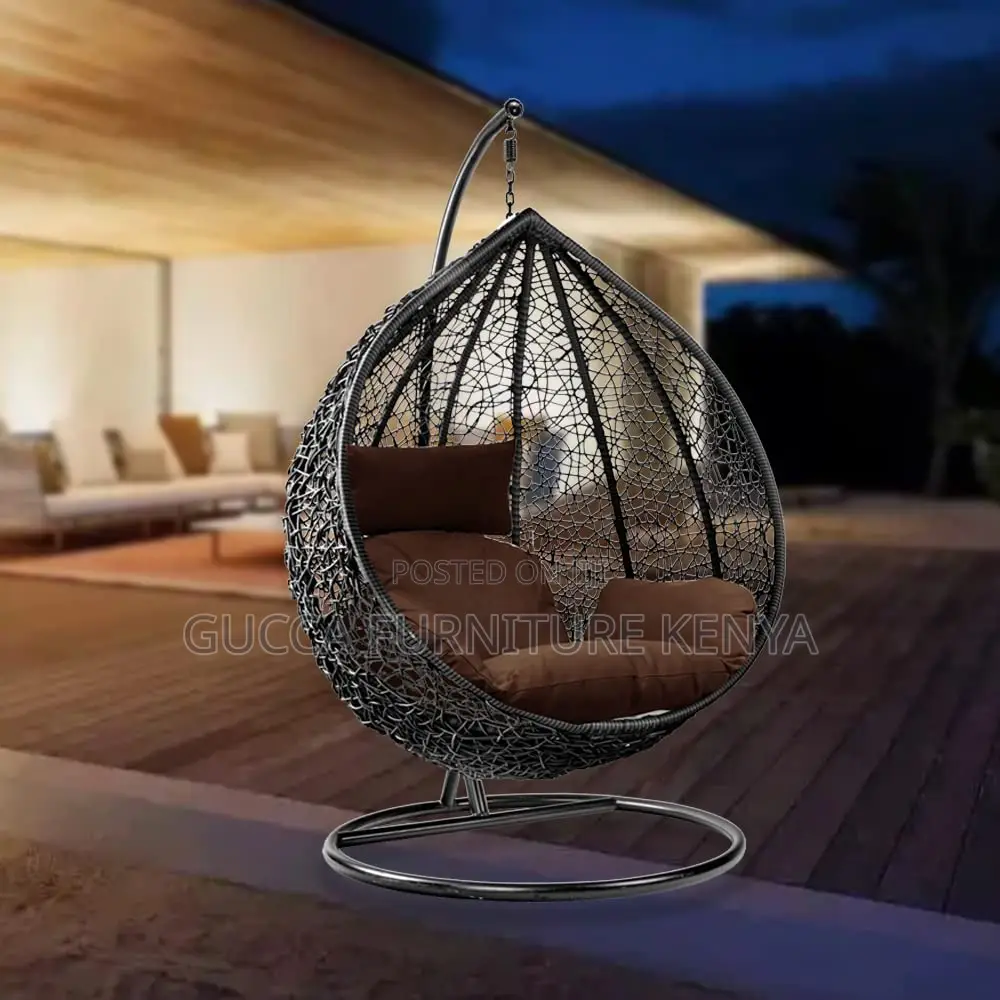 Home Chairs: Home Office Garden Hanging Swing Egg Chair