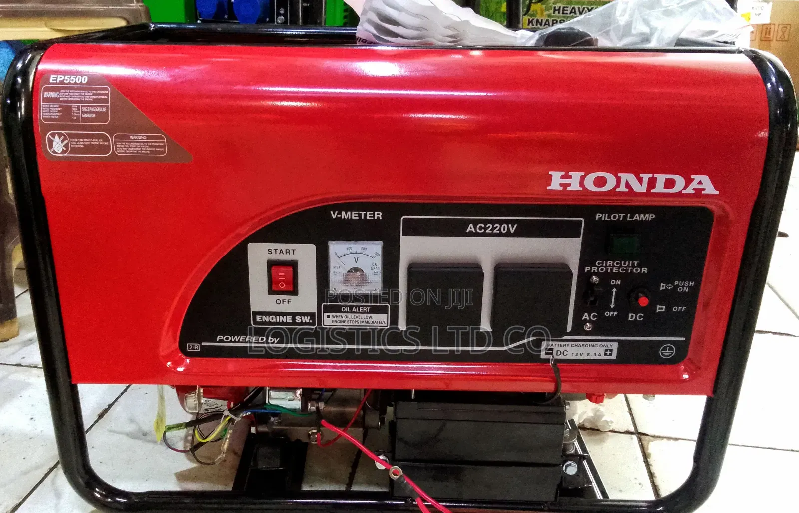 Honda Petrol Generator Switch Start 5500w 7.5 Hp