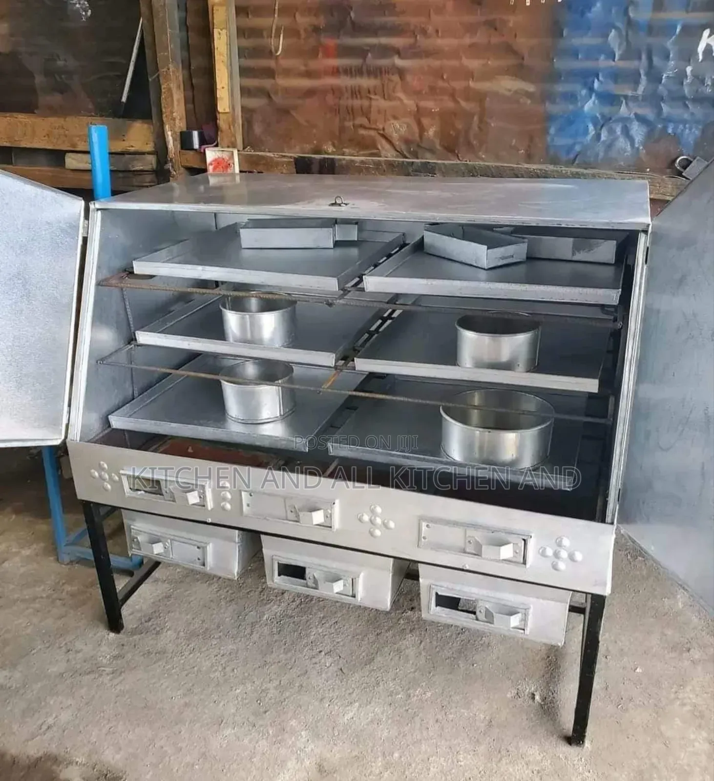 Aluminium Charcoal Oven