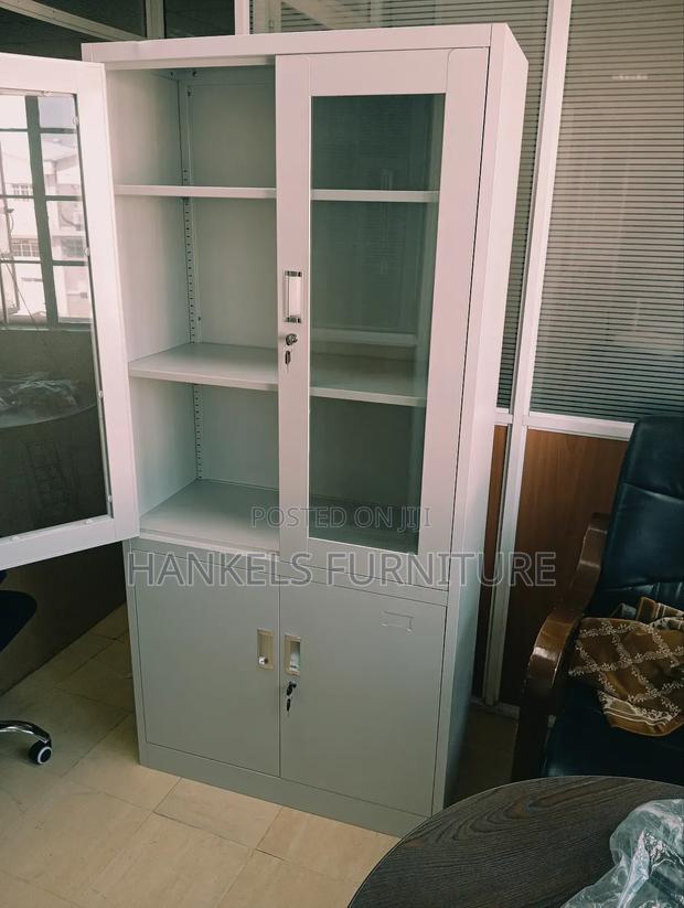 Half Glass Office Cabinet - thumbnail 2