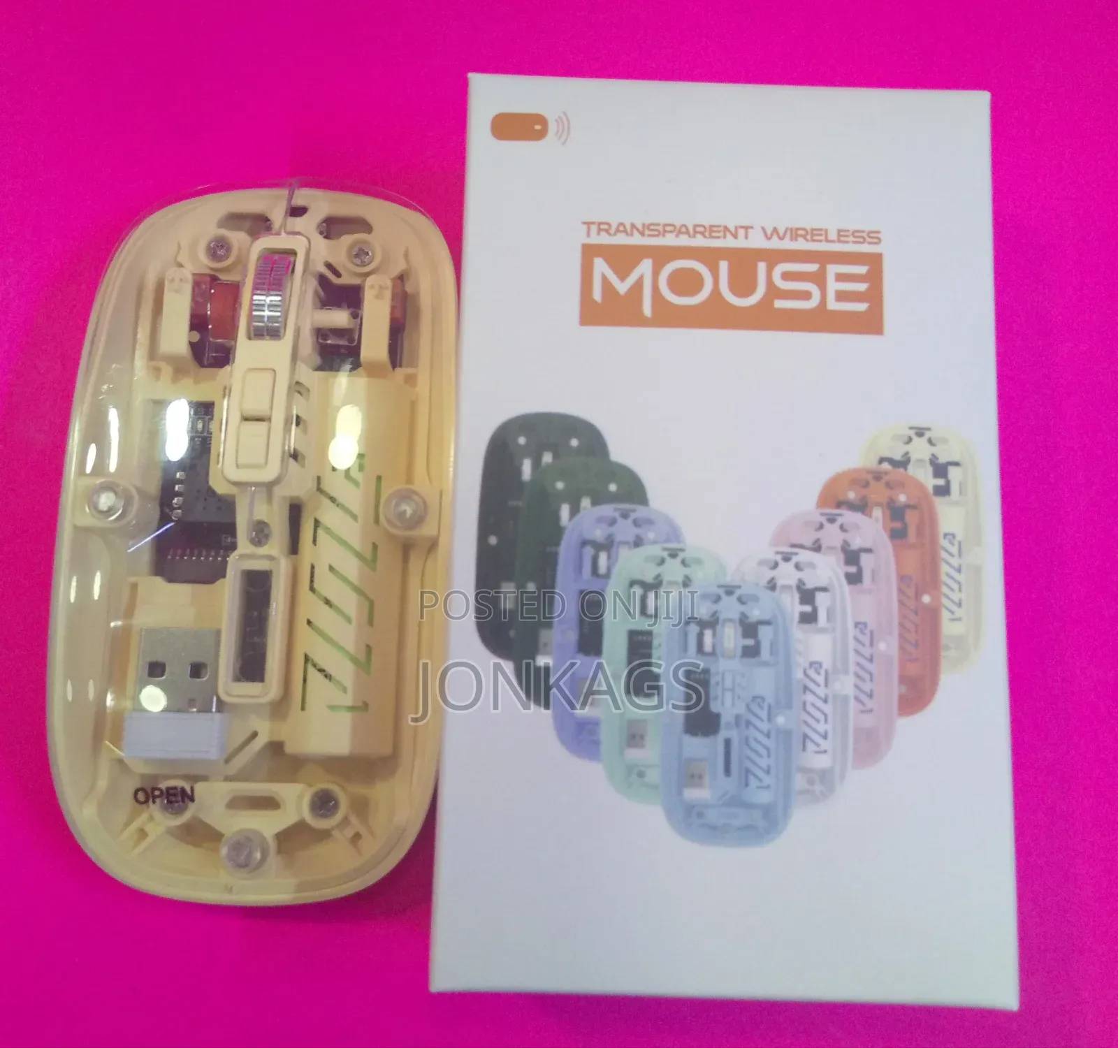 Transparent Rechargeable Wireless Mouse