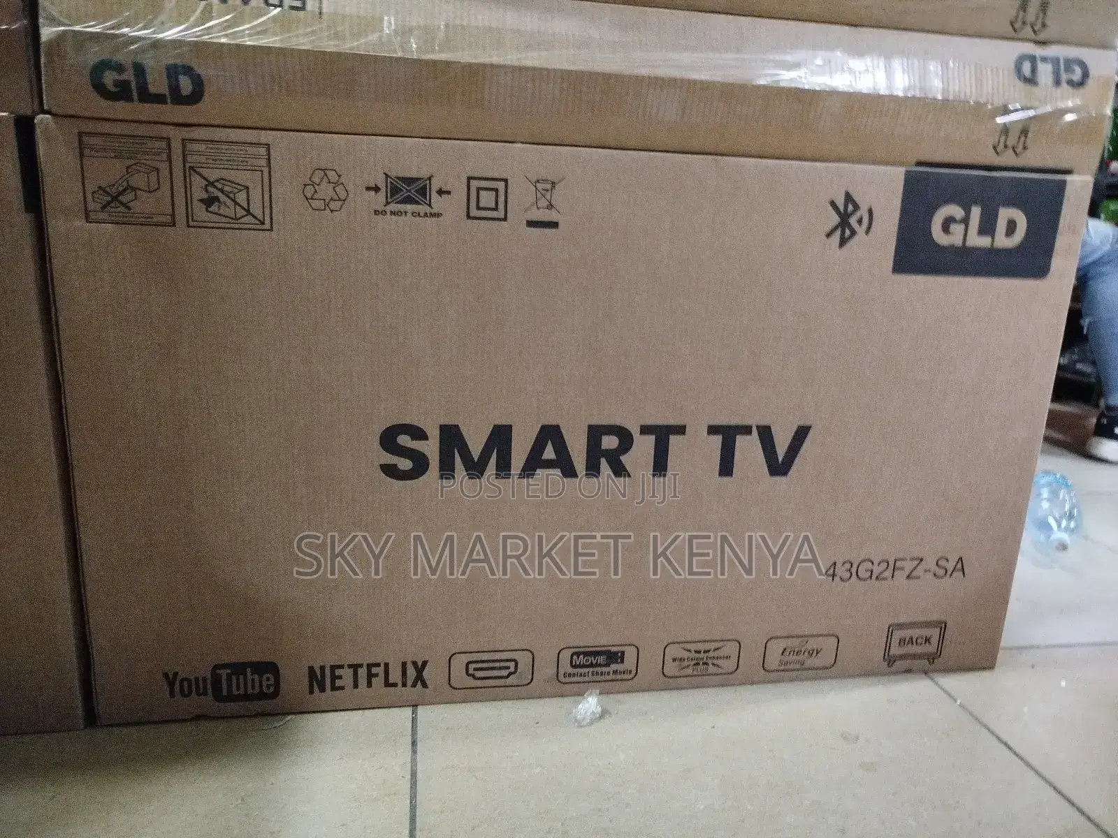 GLD 43” Smart Android Frameless Led Tv With Bluetooth