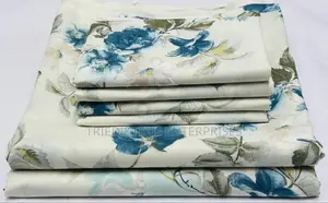 7*8 Printed Bedsheets 2flat Bedsheets 4pillowcases Jk8y