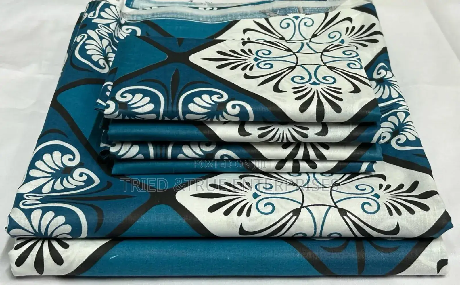 7*8 Printed Bedsheets 2flat Bedsheets 4pillowcases Gr3w
