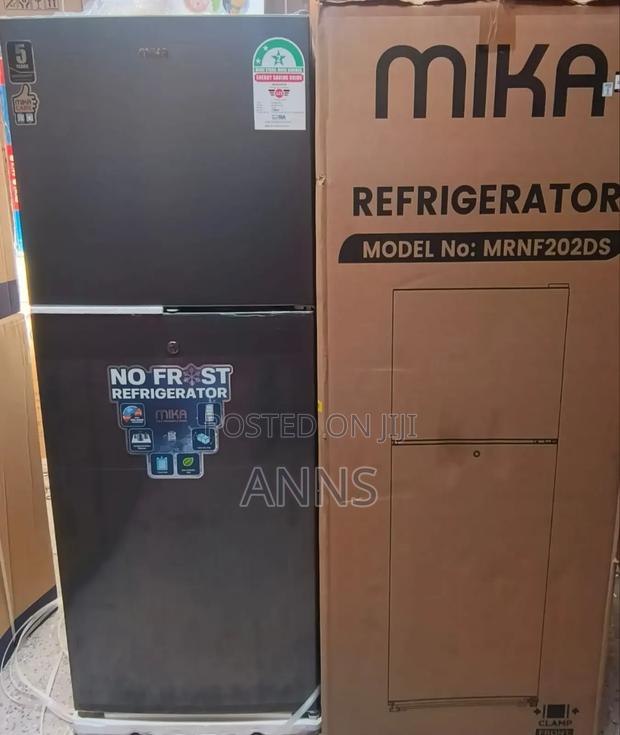 202litres Mika No Frost Home Dark Grey Fridge