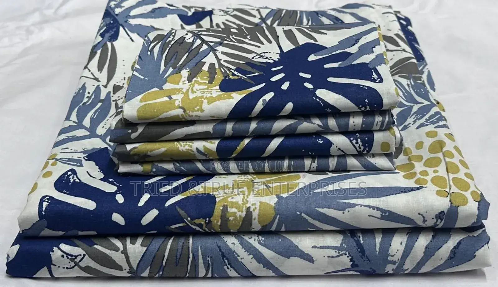 7*8 Printed Bedsheets 2flat Bedsheets 4pillowcases Mh5tf