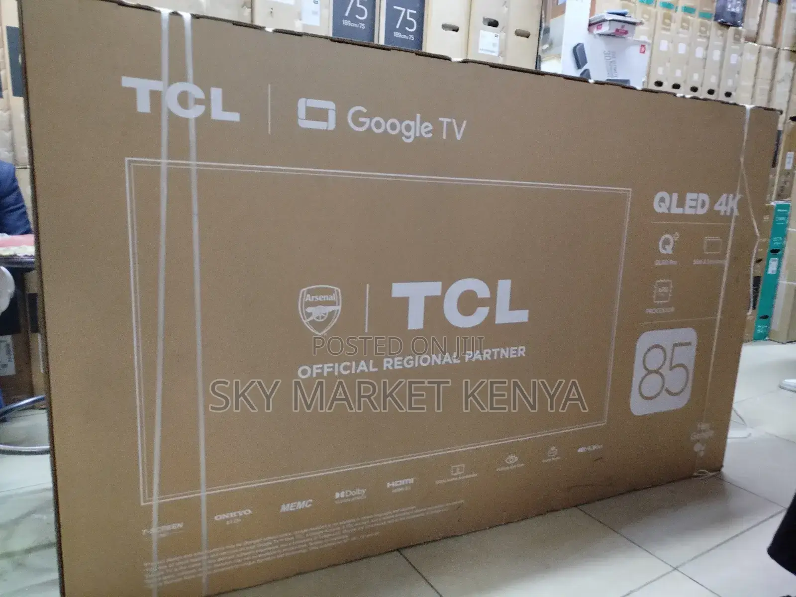 85" TCL Smart Qled Led Tv