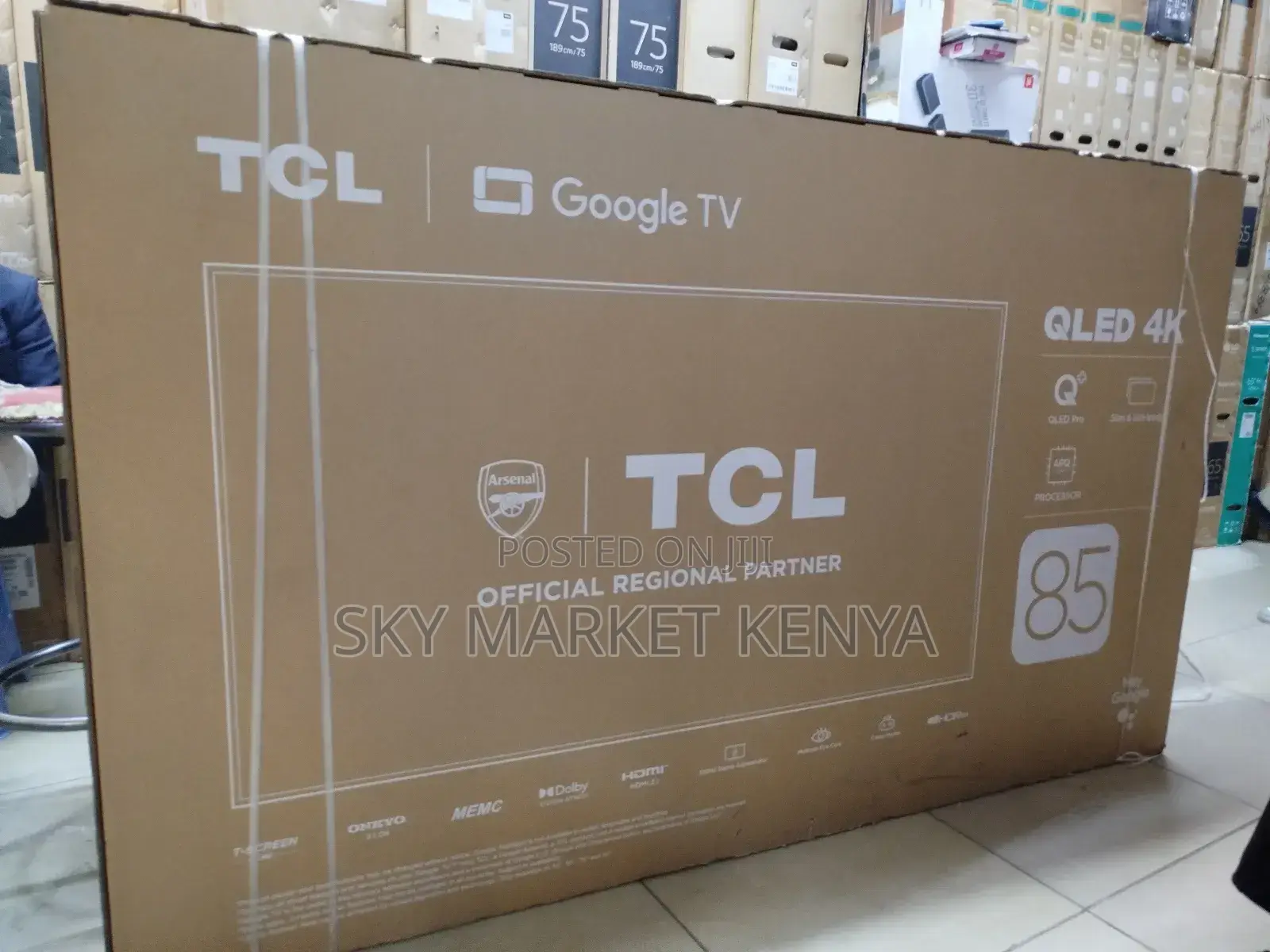 85" TCL Smart Qled Led Tv