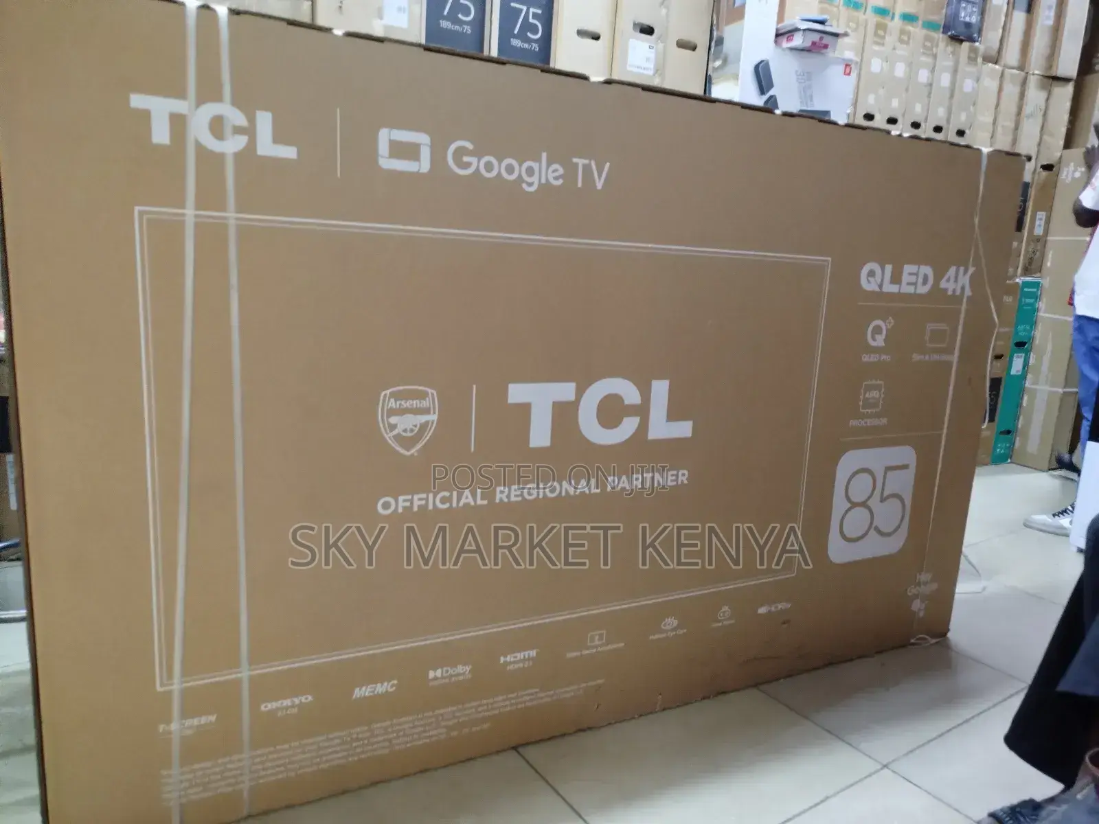 85" TCL Smart Qled Led Tv