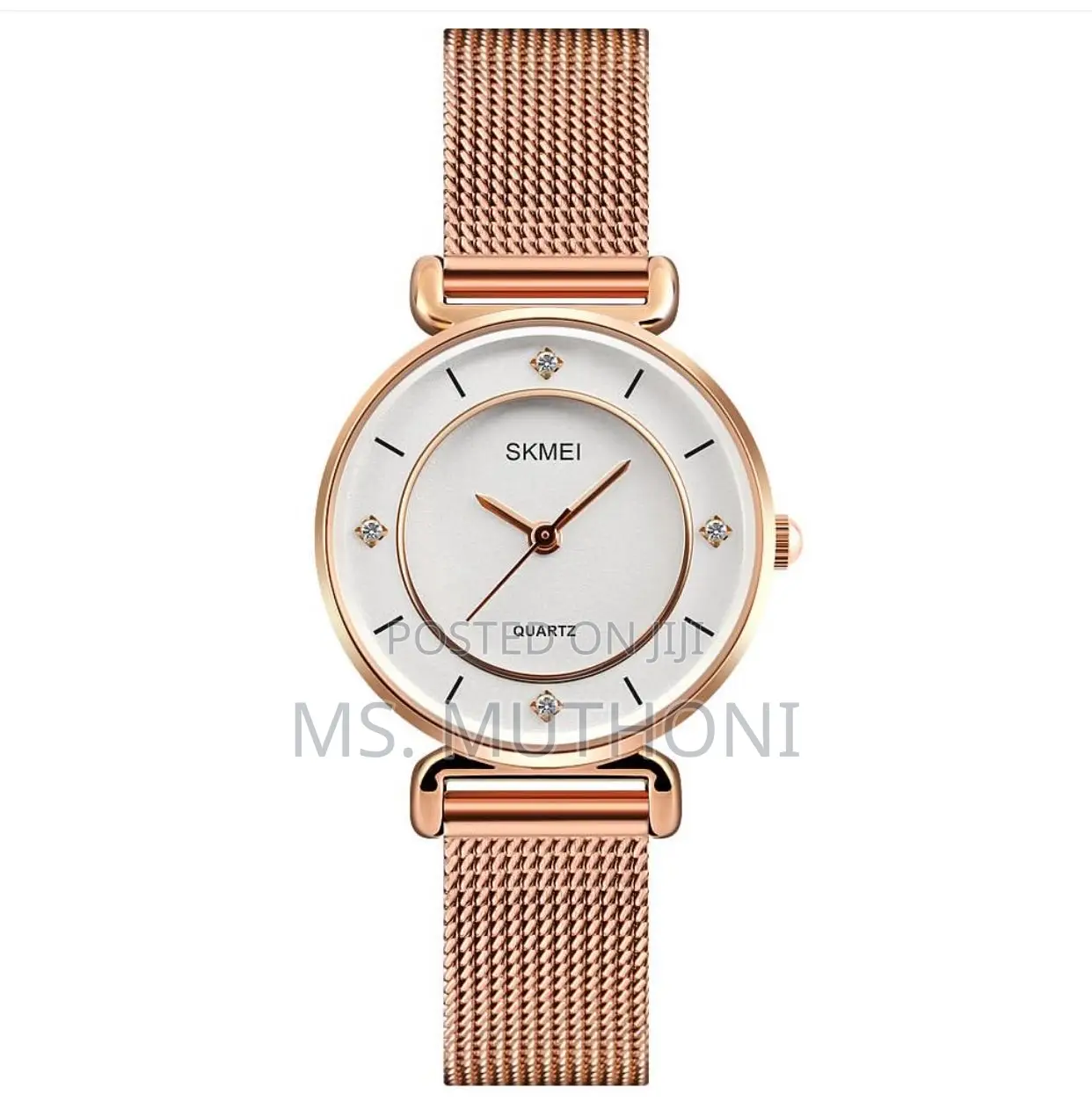 Gold Stainless Steel SKMEI LADIES Wrist WATCH *