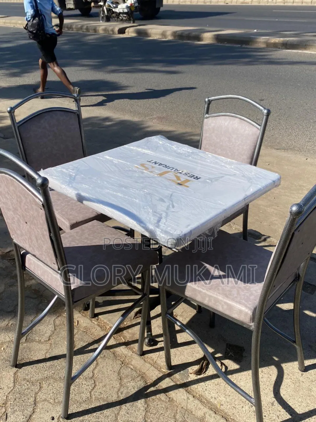 Grey Coated Hotel Chairs