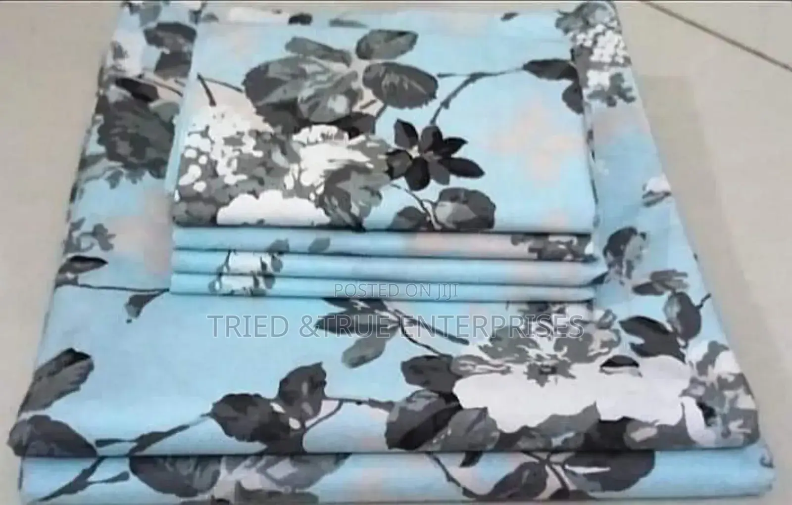 7*8 Printed Bedsheets 2flat Bedsheets 4pillowcases Fw2k