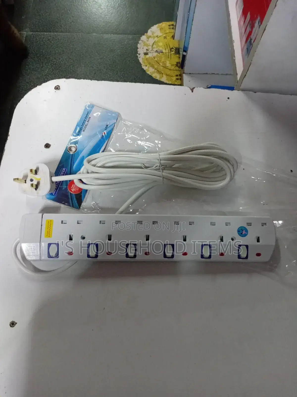 Heavy-Duty 220-240v Electric Cable Extension With Fused Plug